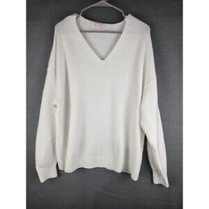 Kirundo Sweater Women's Large Fleece Soft Cozy Minimalist Quiet Luxury Cozycore
